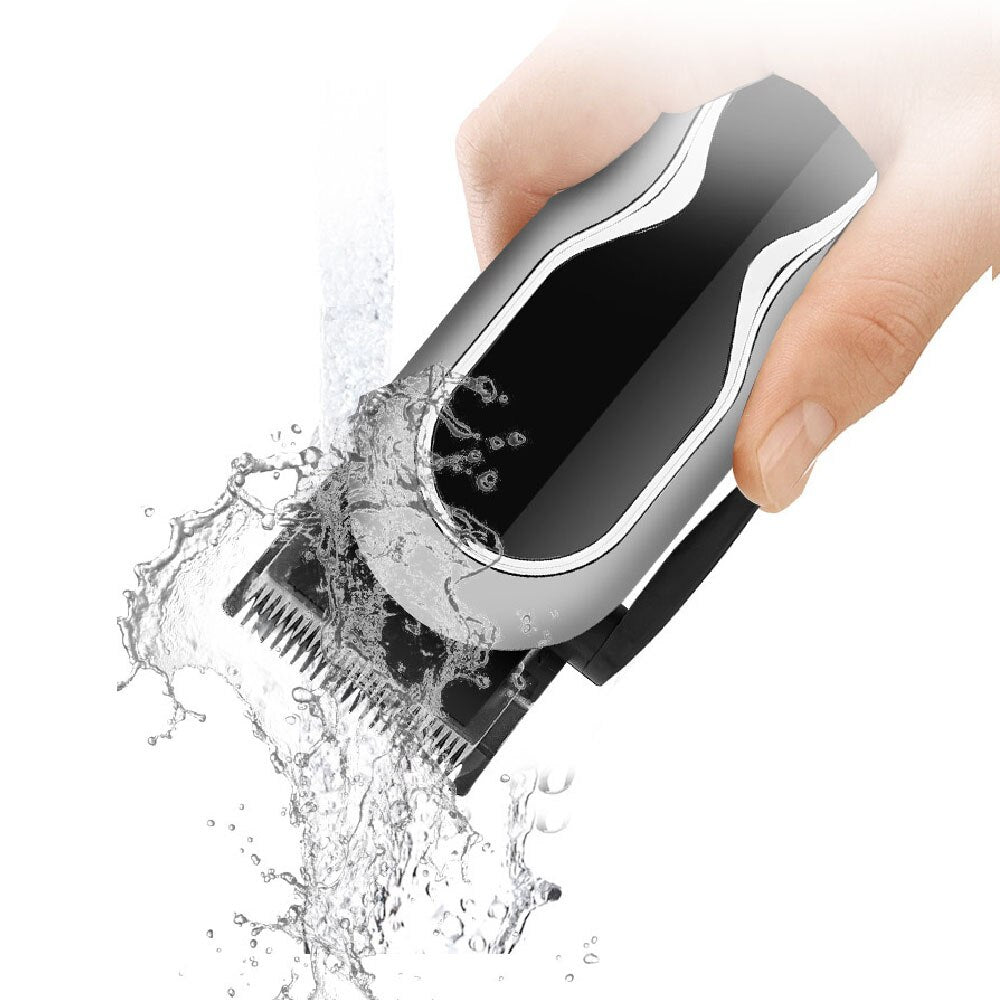 Professional Hair Clipper for Men's Electric Hair Trimmer USB Charge LCD Display Battery Power Adjustable Hair Cutting Machine