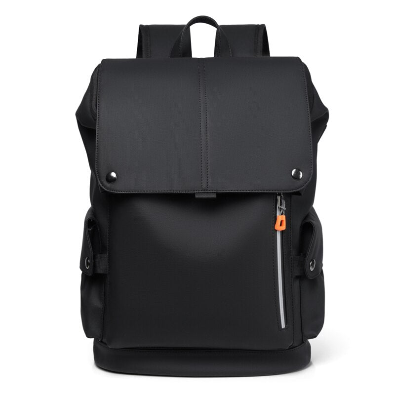 Men's Backpack Multifunctional Bags For Male Business Laptop Bag Waterproof Headphone Jack Bagpack PU Leather Casual Rucksack