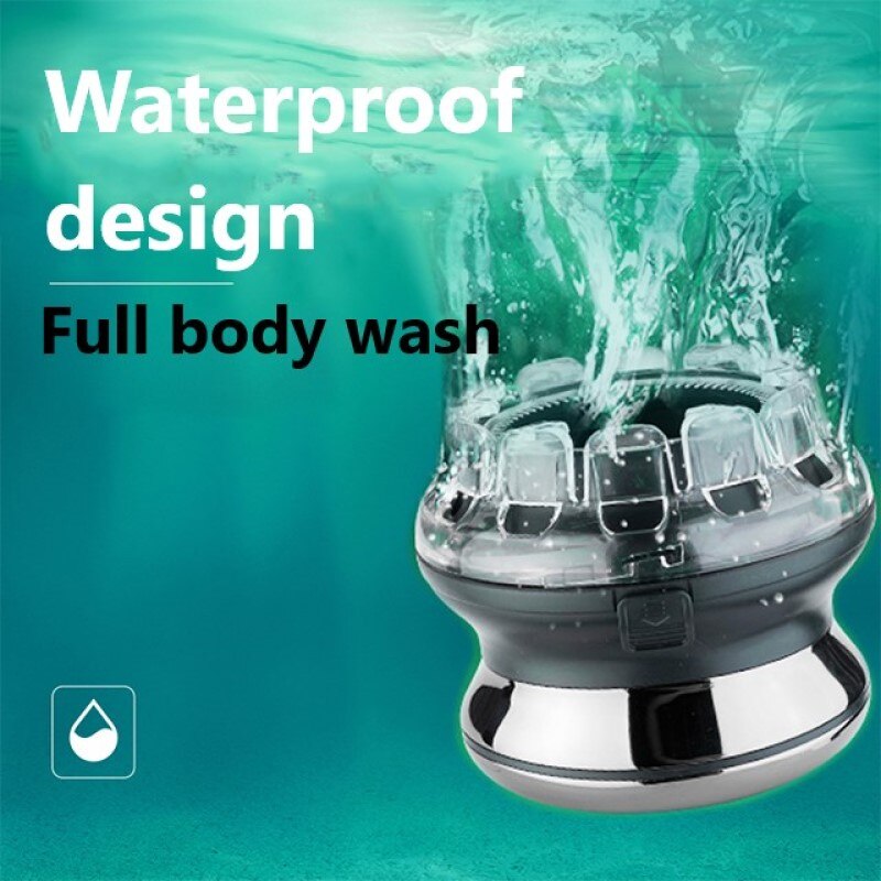 Electric Even Cut Rotary Hair Trimmer for Men Washable Rechargeable Hair Clipper Self-haircut Shortcut Kit for Men