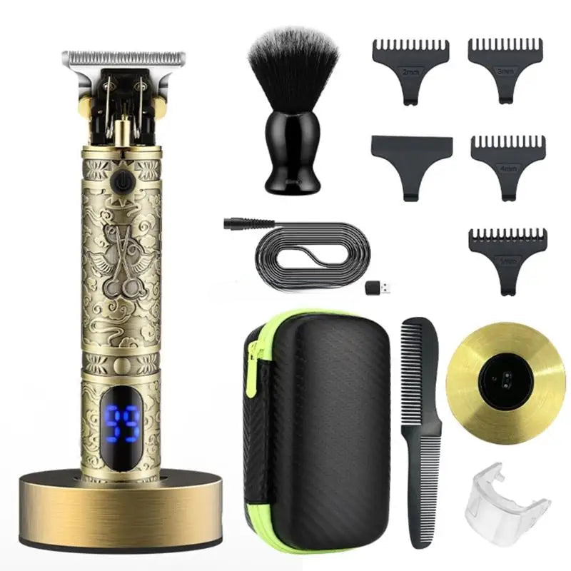 Electric Hair Trimmer Professional Hair for Men Electric Hair Trimmer for Men Haircut with LCD Display