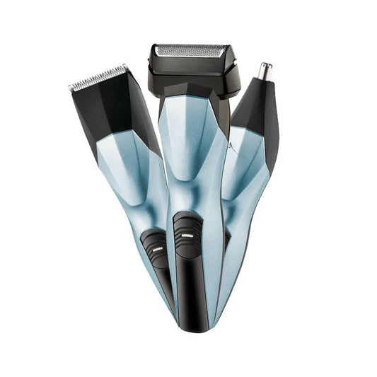 3-in-1 Multifunctional Men Electric Reciprocating Shaver Hair Trimmer Rechargeable Hair Clipper Nose Ear Hair Trimmer
