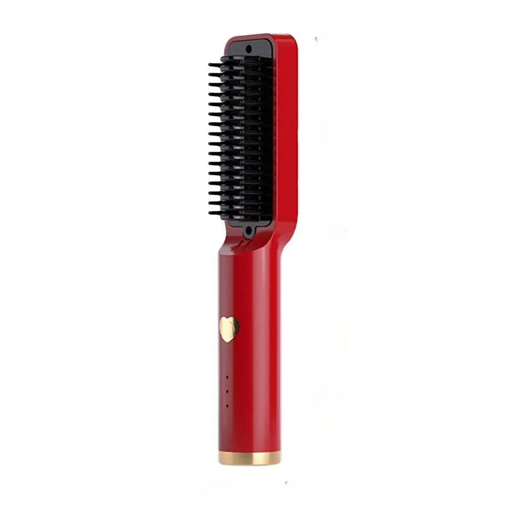 Hair Straightener Brush Electric Hot Comb Multifunctional Straight Hair Straightener Comb Curling Iron Hair Brush For Woman