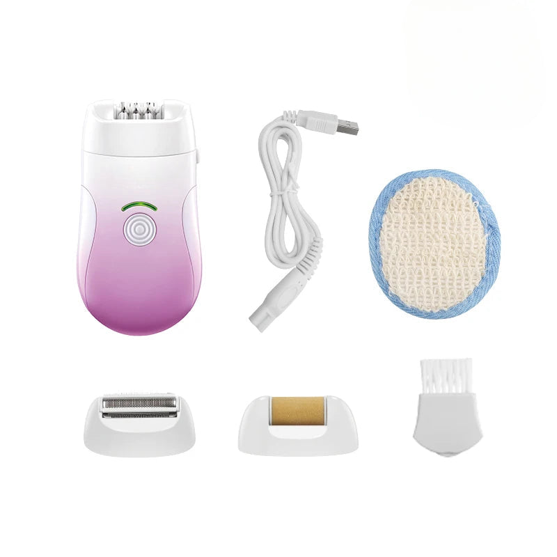 Hair Removal Bikini Epilator Rechargeable Razor Women Underarms Shaver Legs Armpit Hair Foot Callus Remover