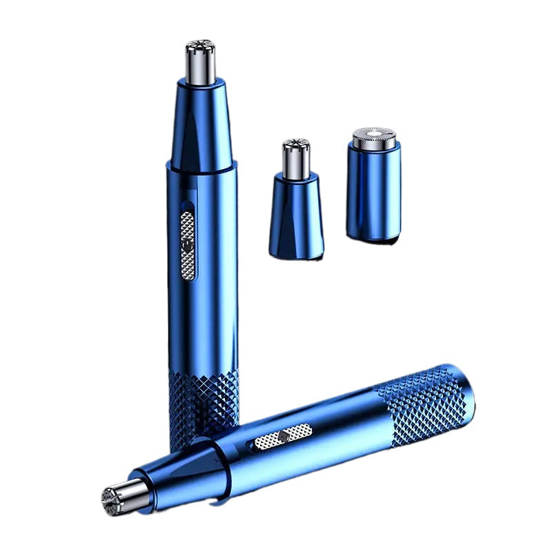 Electric Nose Hair Trimmer Beard Clipper Rechargeable Multi-kinetic Washable Shaving 2in1 Nose Ear Hair Trimmer Electric Razor