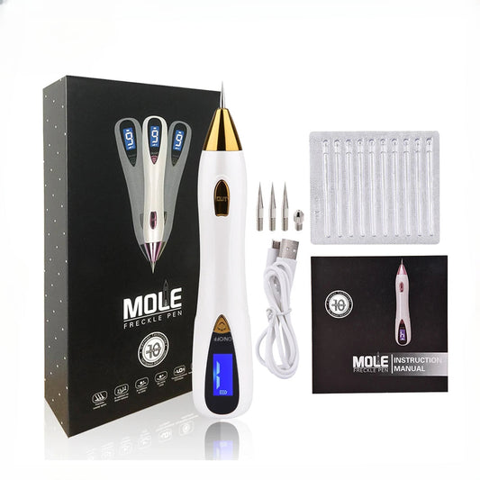 Mole Removal Pen Sweep Spot Wart Corn Dark Remover LCD Professional 9 Speed Skin Care Salon Beauty Tool