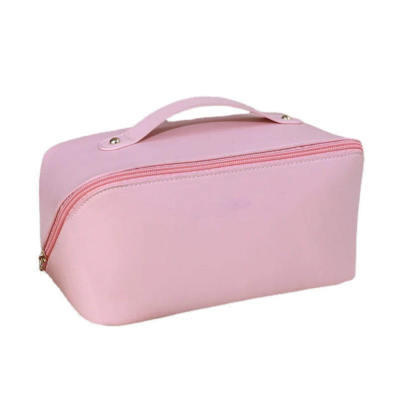 Large Capacity PU Pillow Tote Makeup Bag For Woman Travel Cosmetics Toilet Storage Organizer Pouch Portable Women's Cosmetic Bag