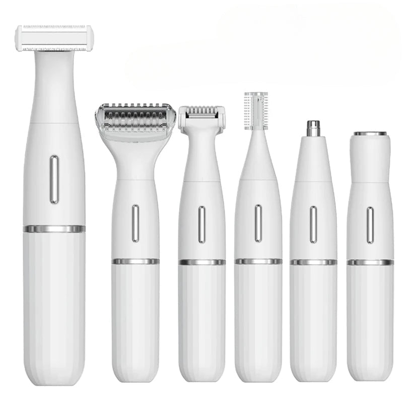 Electric Razor for Women Removal for Body Nose Hair Trimmer Face Shavers Eyebrow Leg Armpit Bikini Area Pubic Underarms Razors