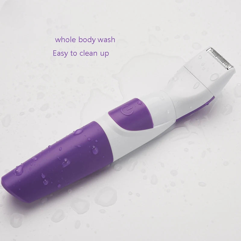 5in1 Perfect Bikini Trimmer Kit Precision Facial Electric Hair for Women Shaver Micro Epilator Battery Underarm