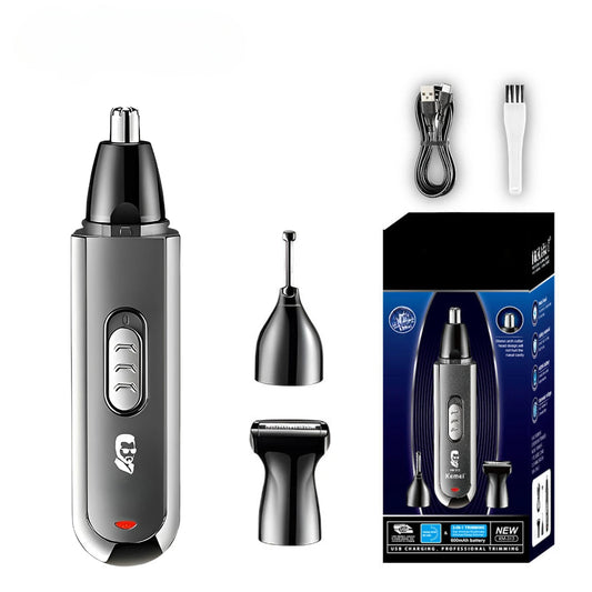 3 IN 1 Eyebrows Trimmer Type-C Nose Trimmer Electric Replaceable Hair Remover Professional USB Charging Hair Shaver