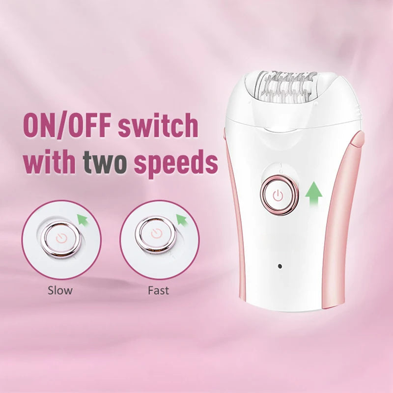 Women Epilator Electric Female Face Hair Removal Lady Shaver Bikini Trimmer Body Depilatory Leg Rechargeable Depilation