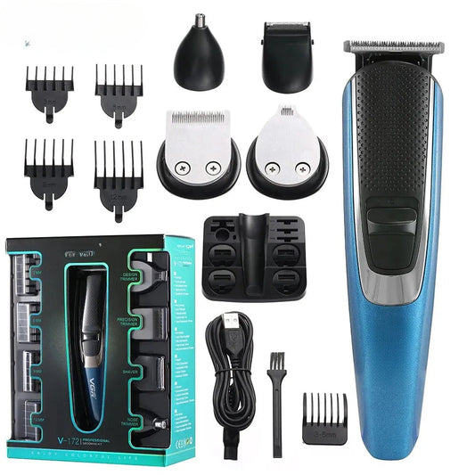 Multi-function Shaver Clipper Set 5-in-1 Electric Clipper Rechargeable Clipper