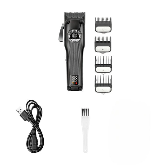 Professional Barber Hair Clipper Brushless Motor DLC Fade Blade Hair Trimmer Cordless Electric Taper Hair Cutting Machine