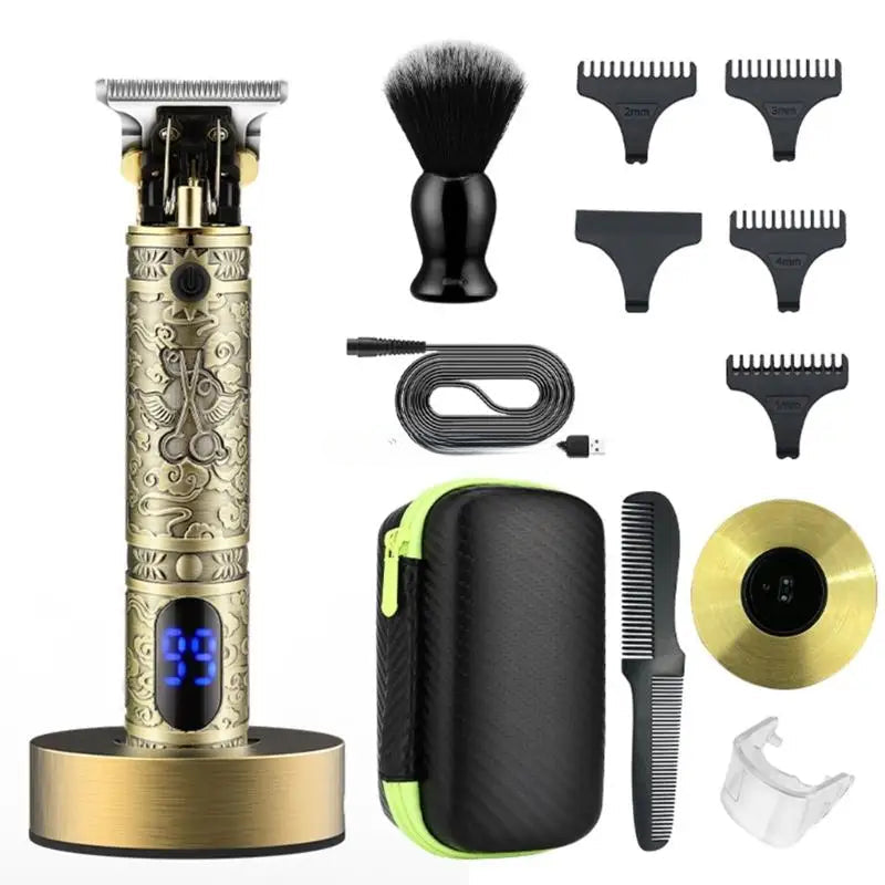 Electric Hair Trimmer Professional Hair for Men Electric Hair Trimmer for Men Haircut with LCD Display