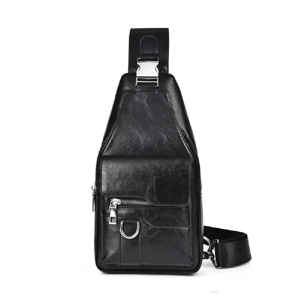 Men Cross Body Bag Sling Backpack Fashion Retro Travel Male Side Messenger Shoulder Chest Bag