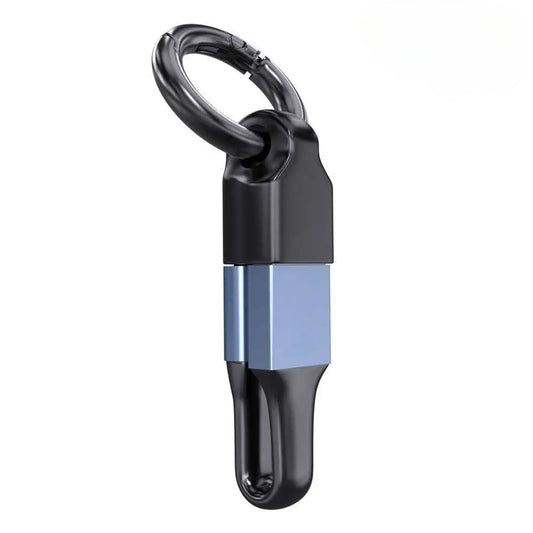 Ultra Short Keychain USB Data Cable 3.1A Max Fast Charging Cable Micro Type-C To USB A Phone Charger Cord For Smart Phone Tablet