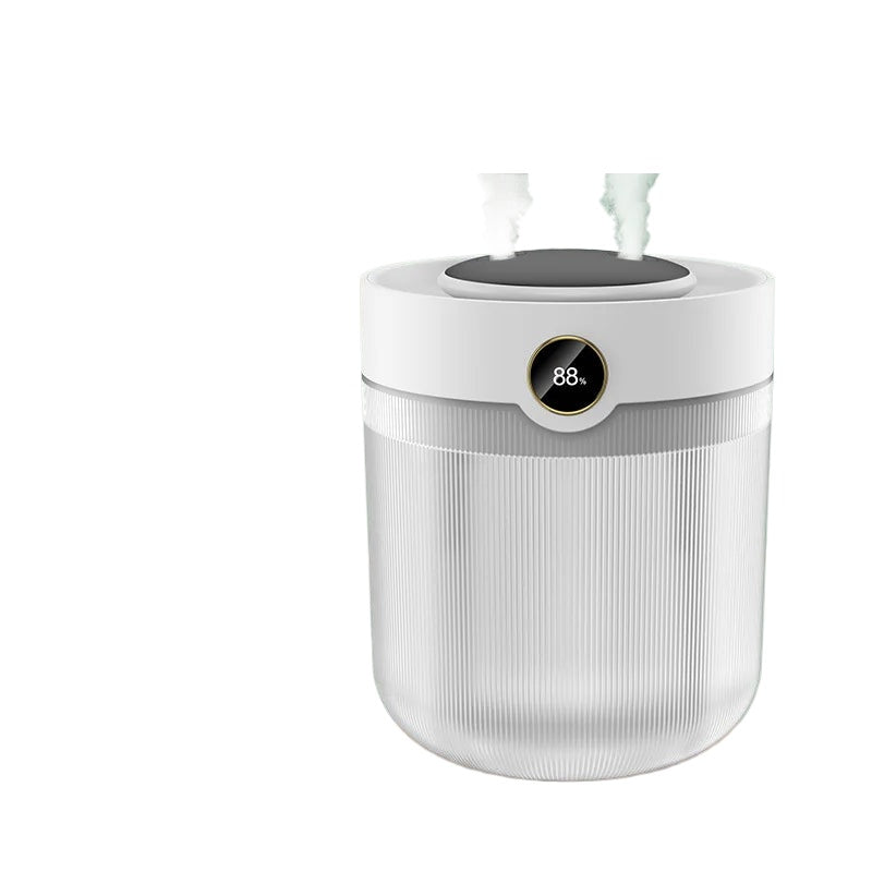 2000ML Large Capacity Double Spray Humidifier Atomizer USB Home Mute Bedroom Office Desk Night Light Digital Display Humidifier