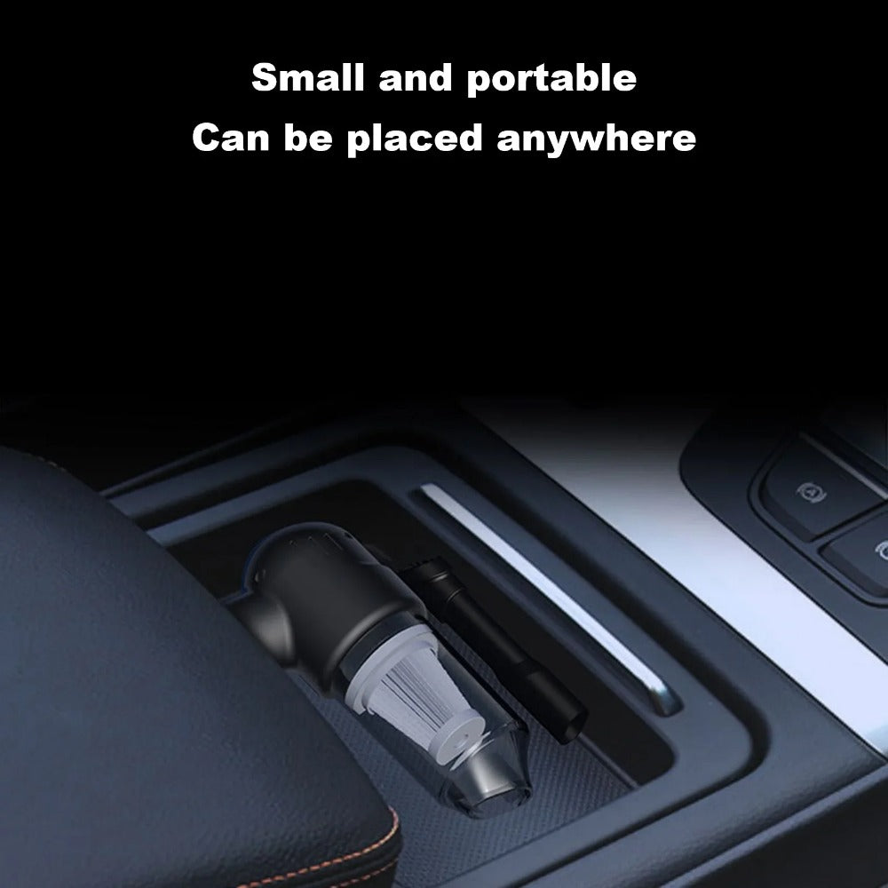 Wireless Car Vacuum Cleaner Cordless Handheld Auto Vacuum Home & Car Dual Use Mini Vacuum Cleaner with Built-in Battrery
