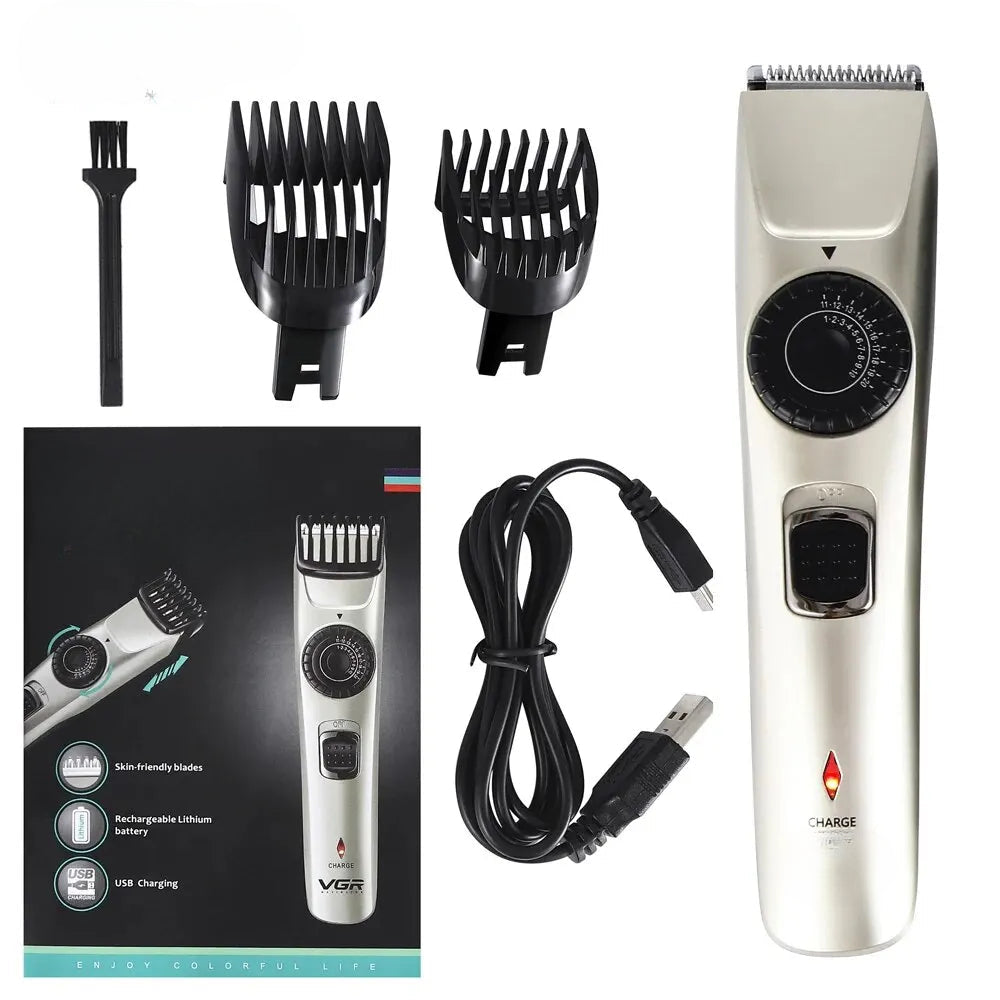 Self-clipper Electric Clipper Rechargeable Men's Beard Trimmer Haircut 1-20mm