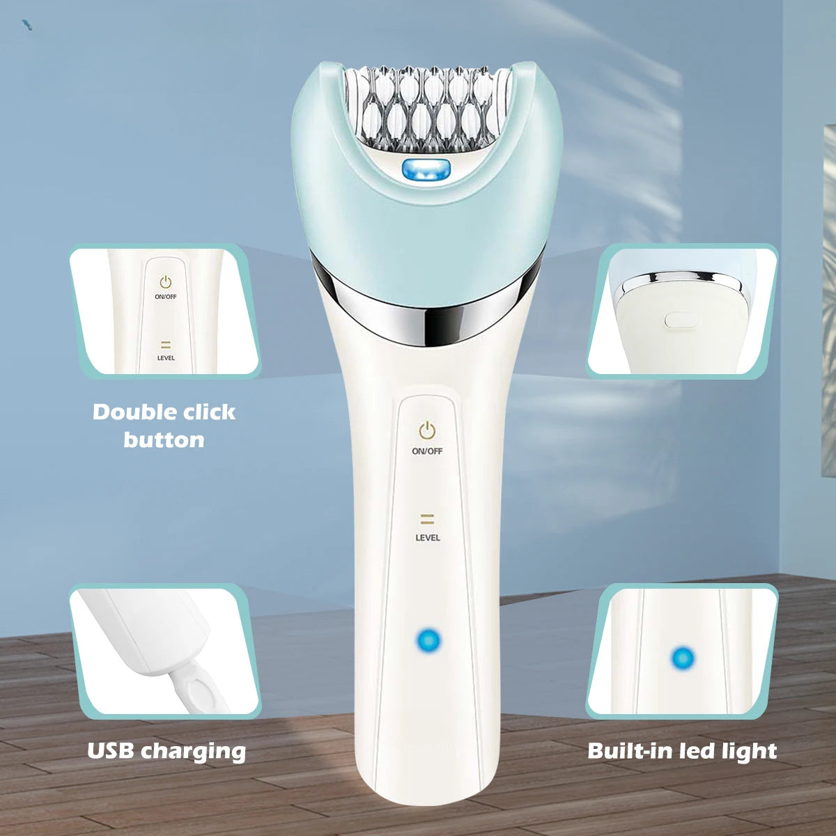Professional Hair Cutting Machines for Ladies Rechargeable 5 In 1 Lady Care Set Electric Shaving Machine for Women