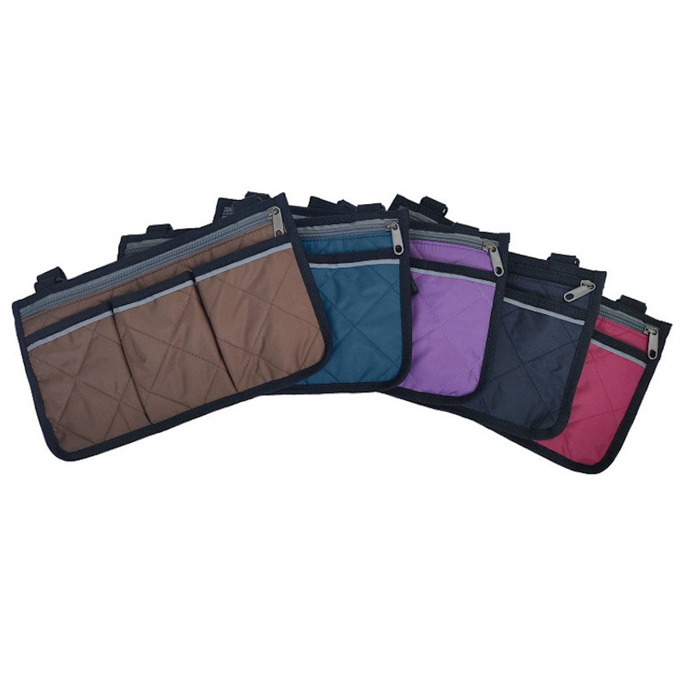 Cycling Walker Bag Rollator Organizer Pockets Wheelchair Scooter Stroller Side Bag for Sundries Wallet Snacks Storage Use