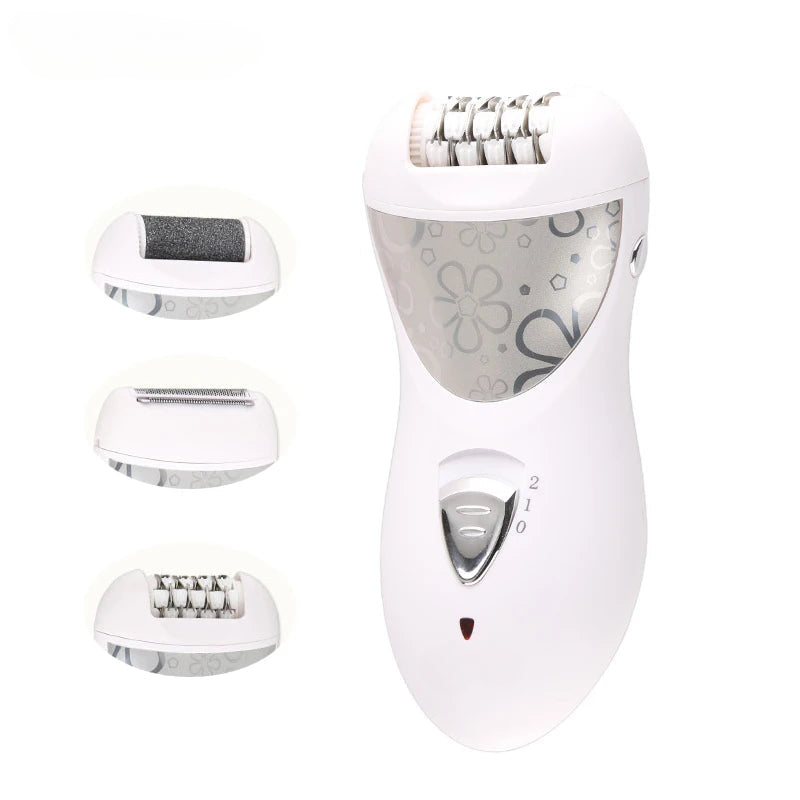 Rechargeable 3 in 1 Lady Epilator Hair Shaver Removal For Women Foot Care Electric Hair Callus Remover Device Depilador