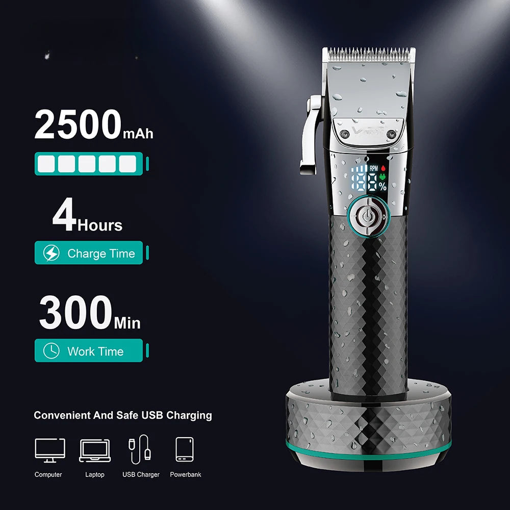 Professional Hair Clipper Men's Barber Beard Trimmer Rechargeable Hair Cutting Machine Hair Trimmer For Men Shaver Haircuter