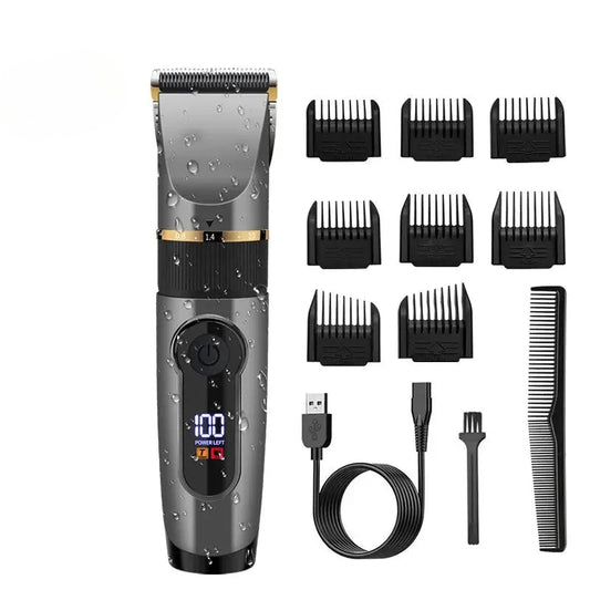 Professional Hair Trimmer Beard Trimmer Precision Trimmer Long Hair Trimmer IPX6 Waterproof Adjustable