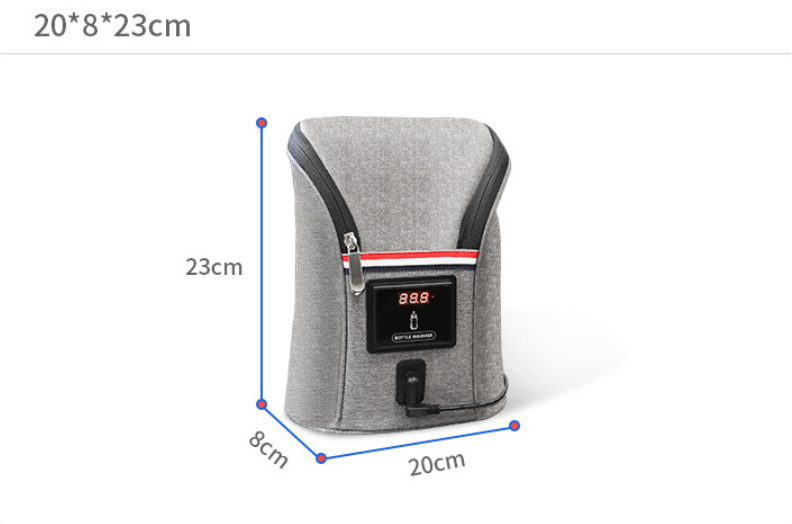 Car Bottle Warmer Portable Travel Milk Warmer (Grey)