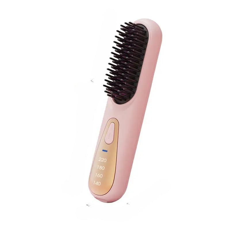 Heating Smoothing Brush Styling Straightening Smoothing Comb Hair Straightener Heat Pressing Combs For Women Girls Family
