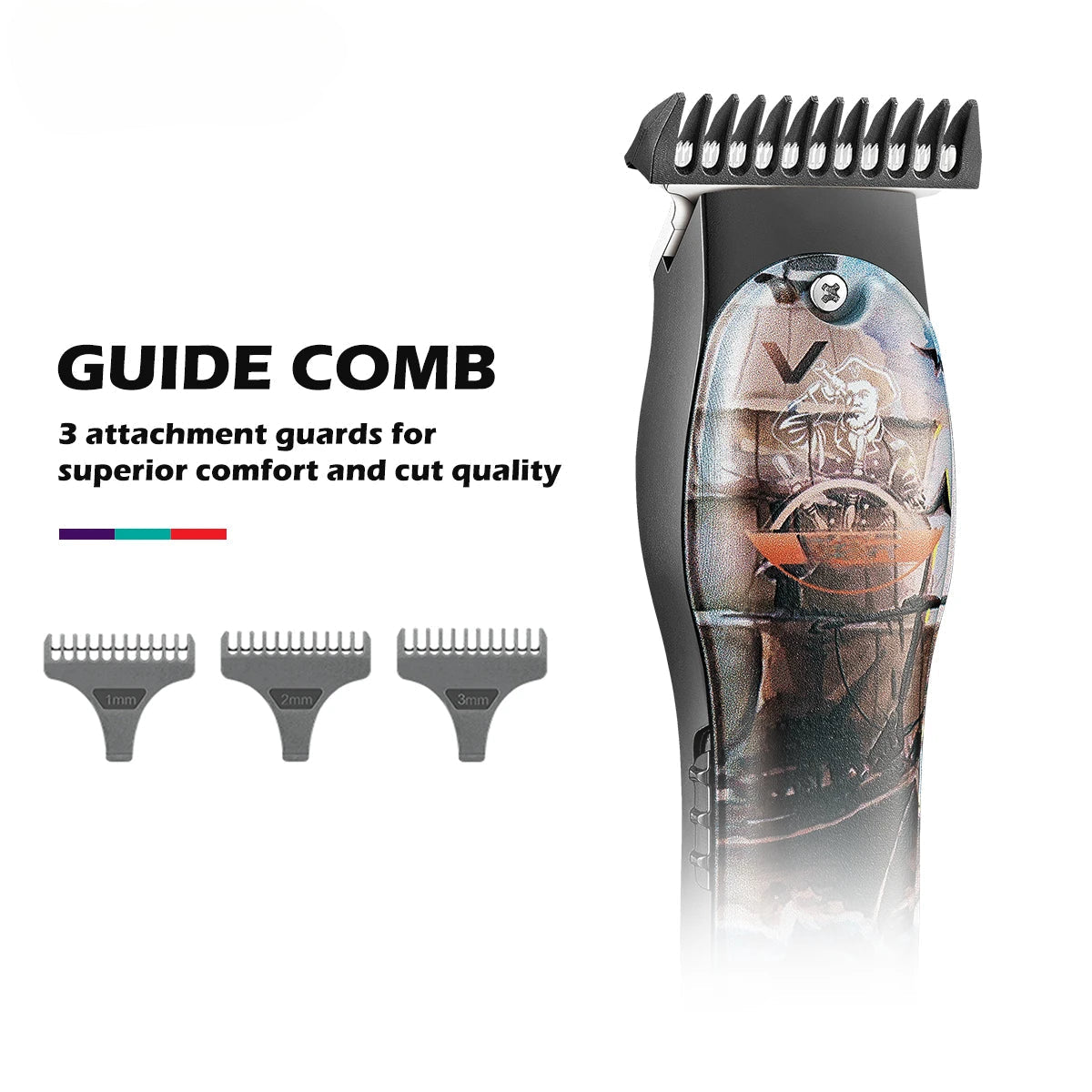 Cordless Professional Hair Trimmer Beard Grooming For Men Electric Trimmer Hair Cutting Machine Rechargeable Haircut