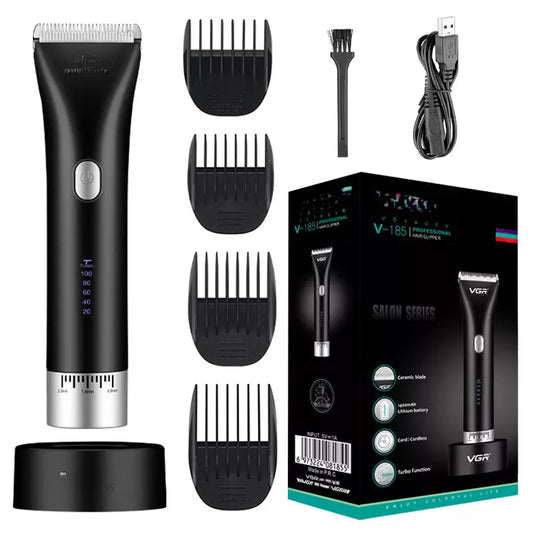 Adjustable Speed And Blade Professional Hair Trimmer For Men Rechargeable Beard Hair Clipper Electric Haircut Machine