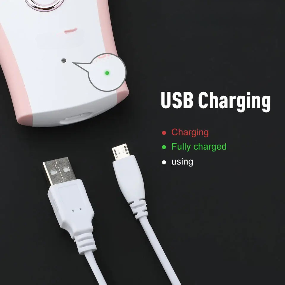 Women Epilator Electric Female Face Hair Removal Lady Shaver Bikini Trimmer Body Depilatory Leg Rechargeable Depilation