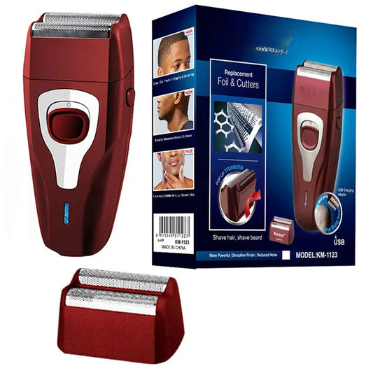 Rechargeable Electric Shaver Hair Beard Electric Razor for Men Bald Head Shaving Machine Tool