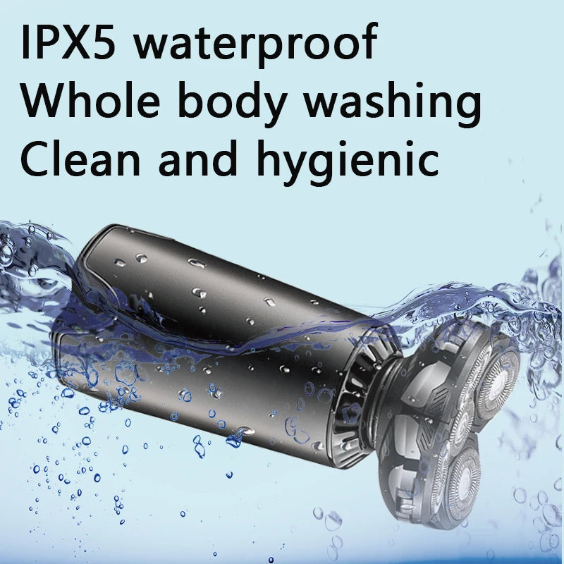 Intelligent Waterproof Barber Electric Shaver Men's Beard Body Hair Trimmer Rotating 5 Head Shaver Shaver Shaver