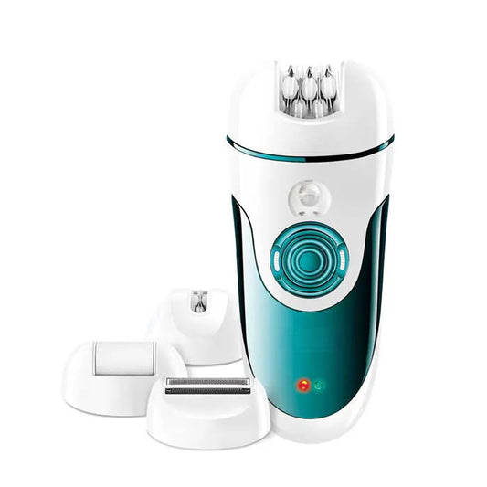 4 In1 Women Epilator Electric Female Face Hair Removal Lady Shaver Bikini Trimmer Body Depilatory Leg Rechargeable Depilation