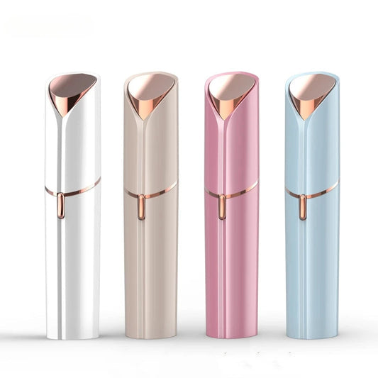 Electric Facial Hair Removal Epilator Eyebrow Lipstick Shape Painless Facial Sensitive Areas Bikini Depilator Shaver Trimmer