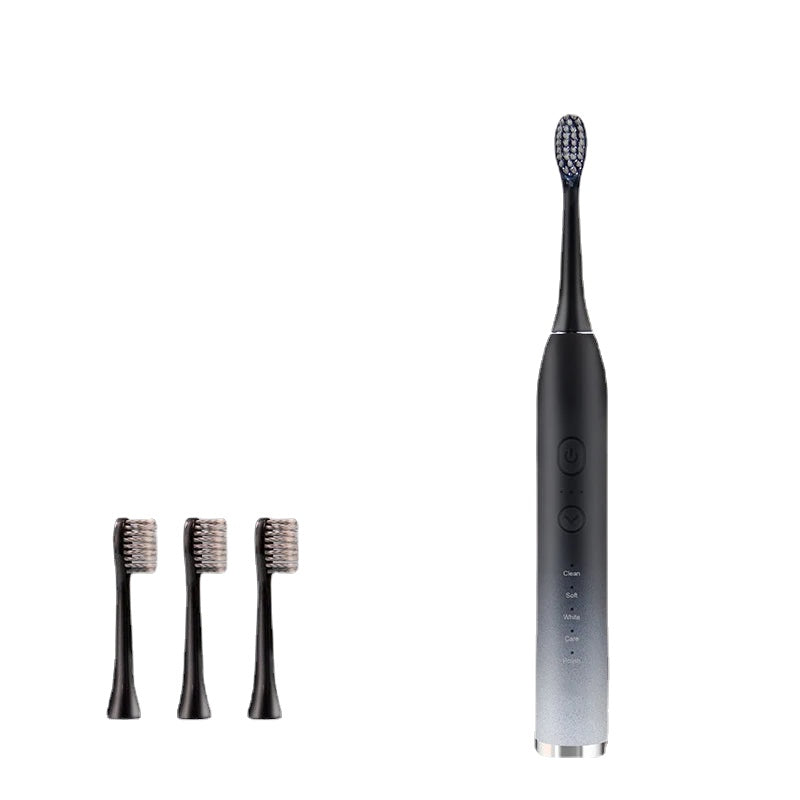 Student Party Ultrasonic Electric Toothbrush Adult USB Rechargeable 7 Level Waterproof Multi-Position Brush Head