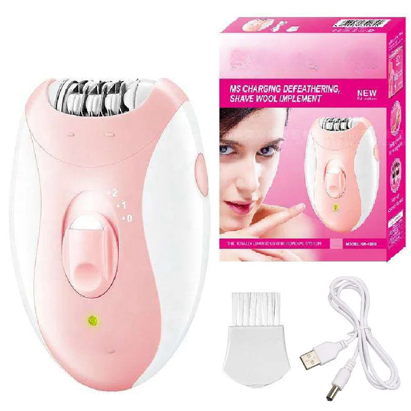 Women Epilator Electric Facial Body Painless Lady Legs Bikini Legs Arms Underarm Rotary Epilator Rechargeable