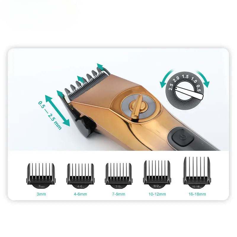 Adjustable Hair Clipper Electric Hair Trimmer For Men  Beard Machine Barber Hair Cutting Kit For Men Rechargeable