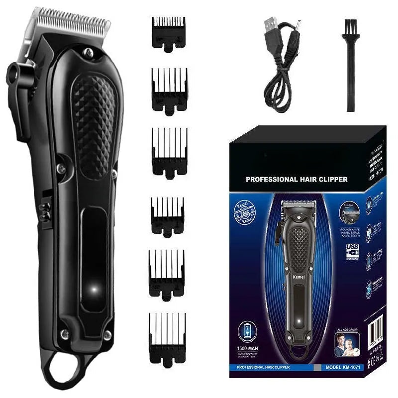 Rechargeable Hair Clipper Cordless Beard Hair Trimmer for Men Powerful Electric Hair Cutter Machine Adjustable Haircut