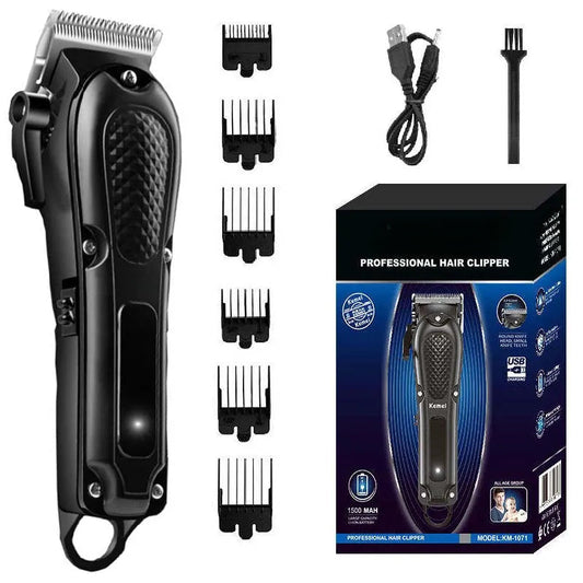 Rechargeable Hair Clipper Cordless Beard Hair Trimmer for Men Powerful Electric Hair Cutter Machine Adjustable Haircut