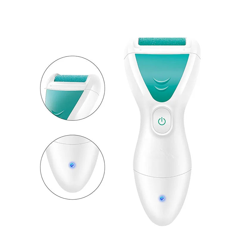 Digital Display Electric Foot Grinder Portable IPX6 Waterproof Two-speed Adjustable Callus Remover And Exfoliating Pedicure Tool