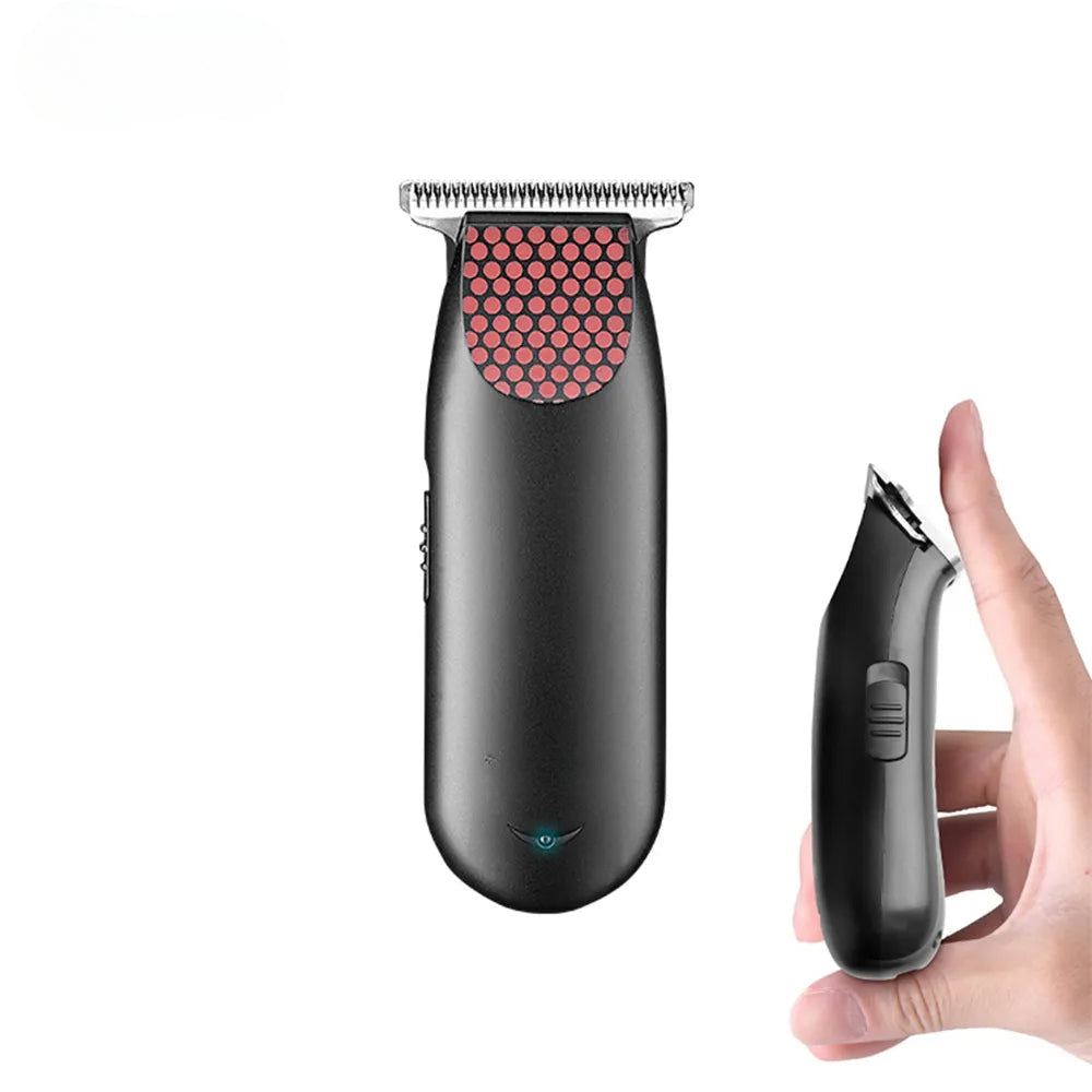 Professional Pocket Cordless Hair Clipper Compact Mini Electric Beard Hair Trimmer Small Portable Grooming Kit for Men