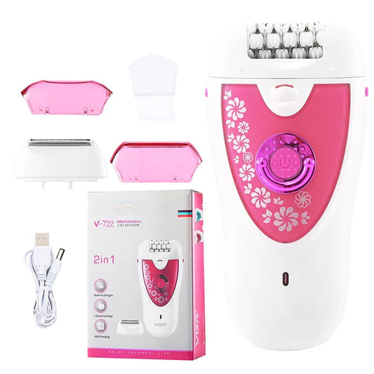 Women Electric Shaver Electric Hair Remover For Eyebrow Bikini Trimmer Full Body Available Painless Hair Removal Machine