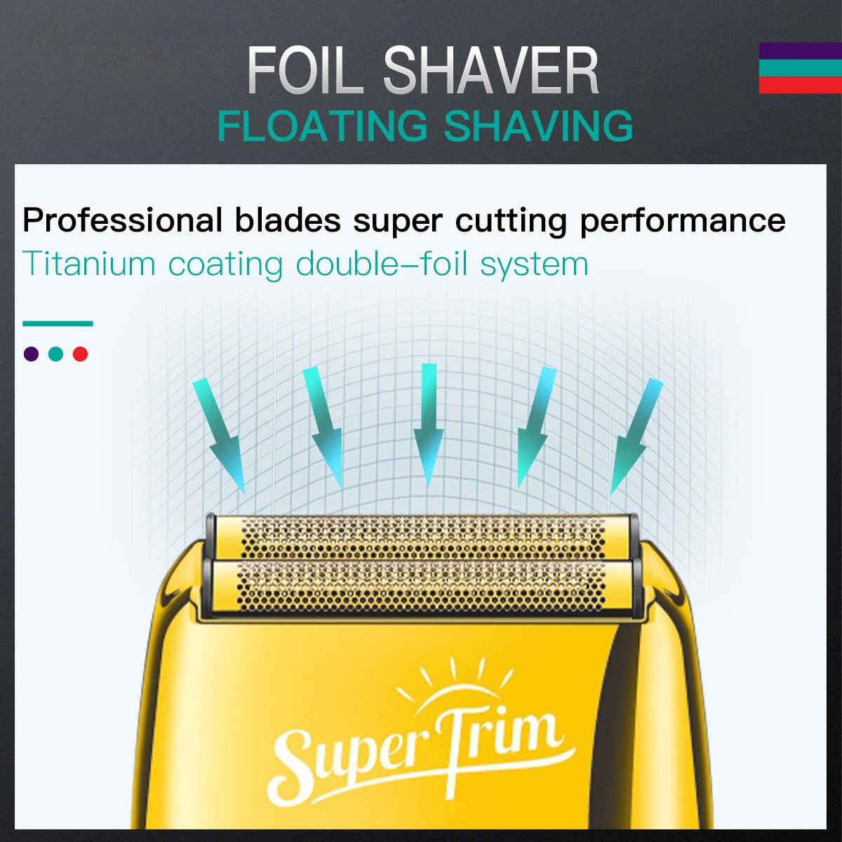 Professional Beard Trimmer Electric Razor Portable Shaving Machine Reciprocating Hair Trimmer Shaver for Men