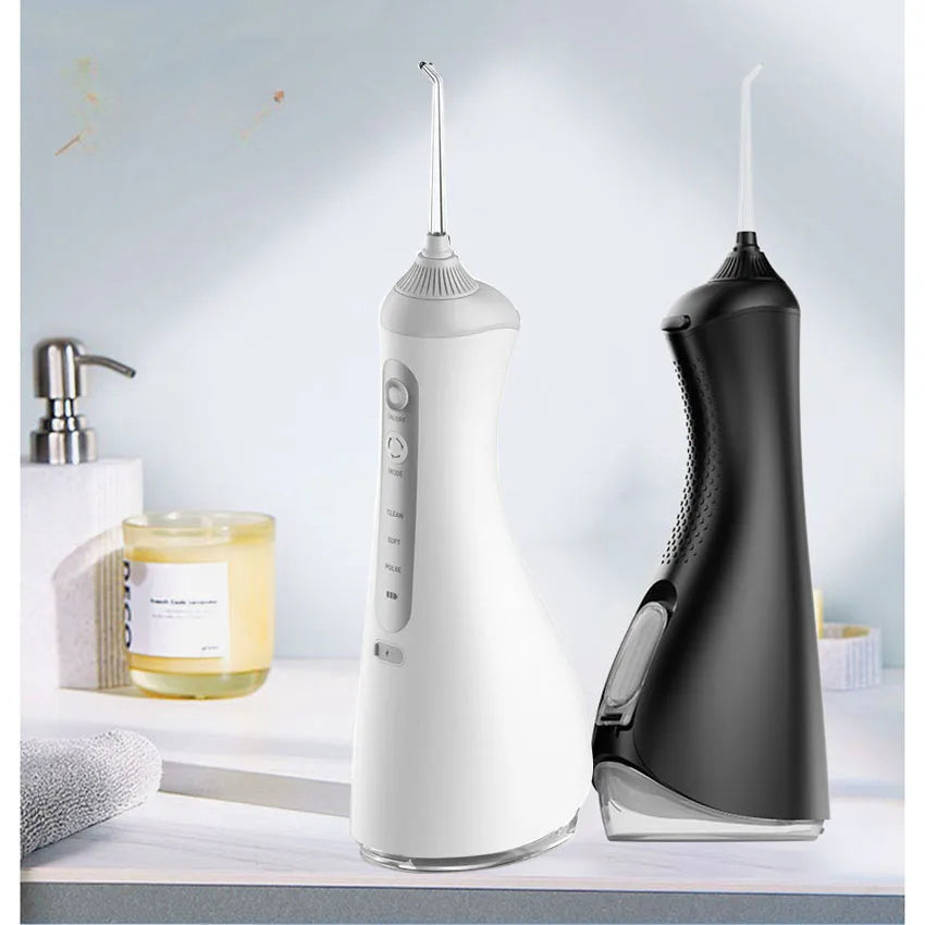 Ipx7 Smart High Pressure Water Toothbrush Tooth Washer for Kids Wireless Usb Mouthwasher for Travel Electric Teeth Flosser