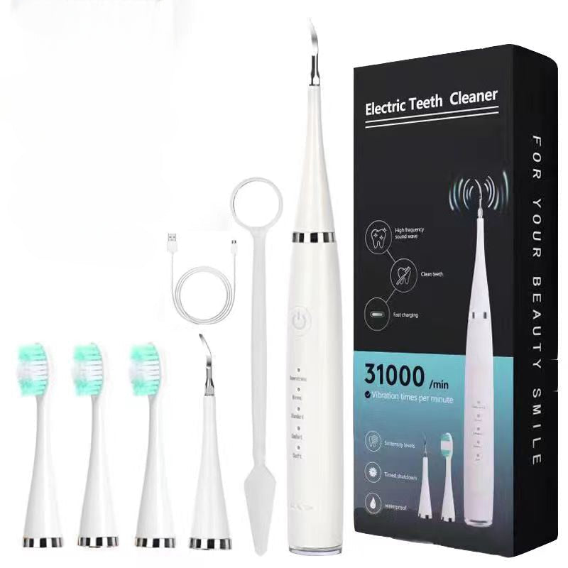 Newest Electric Toothbrushes Dental Scaler for Adults USB Charging Ultra Sonic Tooth Brushes Whitening 3 Brush Heads Smart Timer