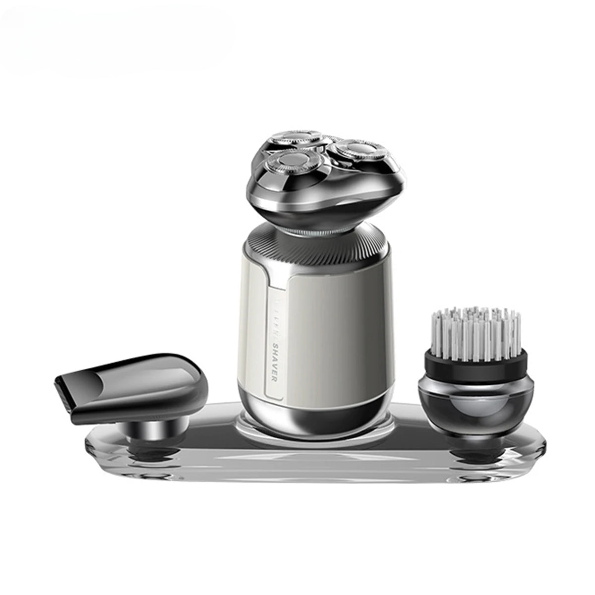 Rotary Electric Mini Shaver Men Washable Razor Bald Head Shavers Multifunction Grooming Kit Rechargeable Shaving Machine