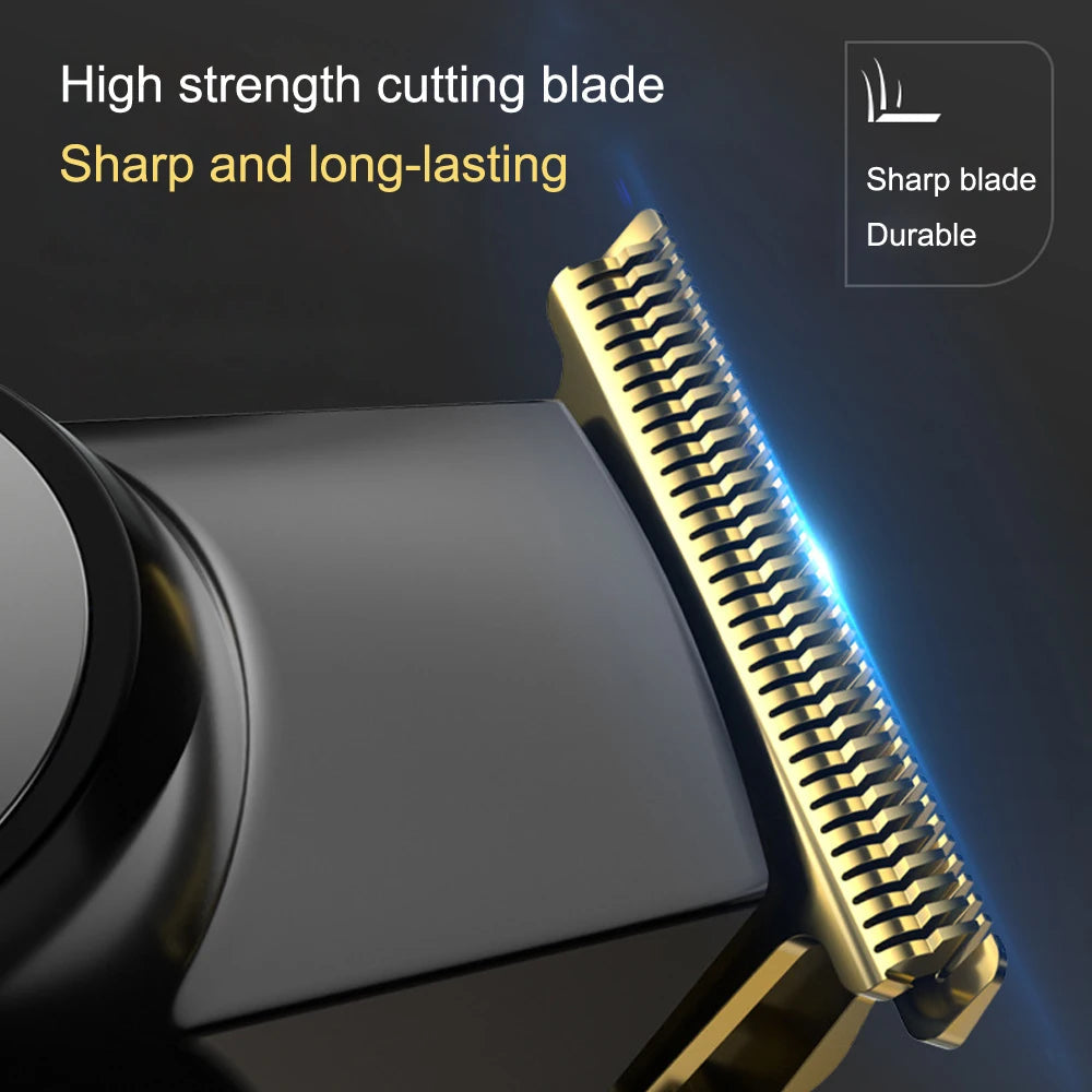 Hair Trimmer 8000 RPM Professional Barber Hair Cutting Machine Hair Clipper Rechargeable Haircut 0mm Trimmer for Men