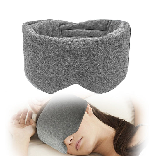 Cotton Silk Sleep Mask Blockout Eye Cover Eye Patch Women Men Soft Portable Blindfold Travel Eyepatch Sleeping Eye Mask